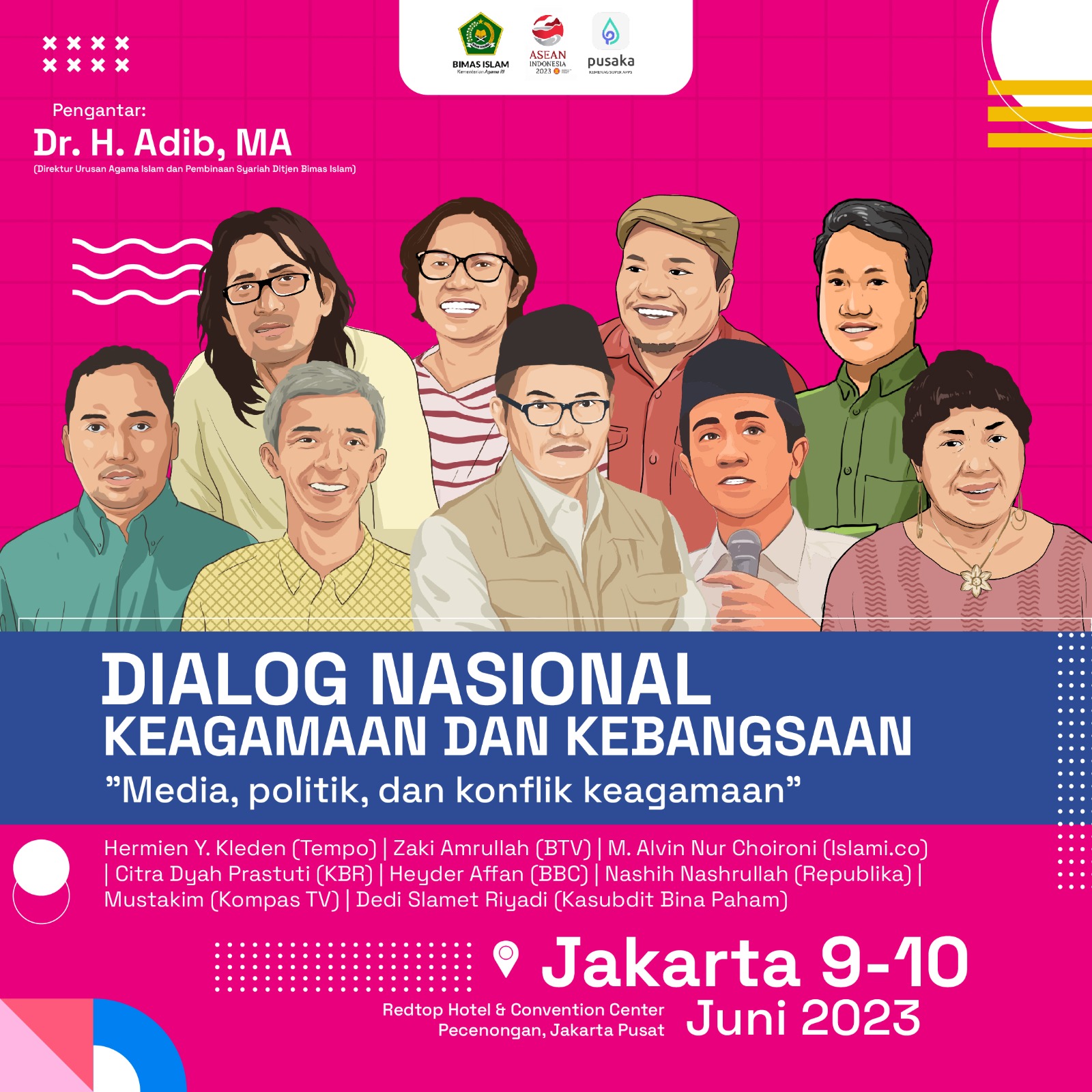 Bincang Konflik Agama, Kemenag-Unicef Gelar Dialog Nasional Bersama Sejumlah Media Nasional di Islami Fest 2023